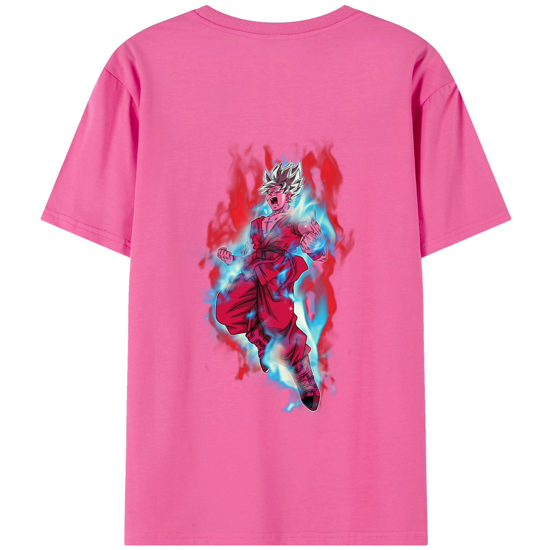 （画像用） ドラゴンボール 孫悟空（そん ごくう）Son Goku カカロット DRAGON BALL Kakarotto レディース半袖Tシャツ(バックプリント)